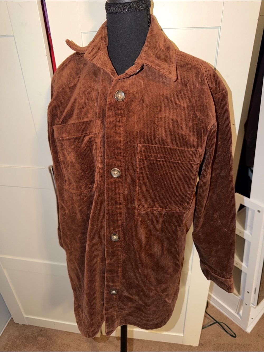 GAP Brown Corduroy Lightweight Shirt Jacket